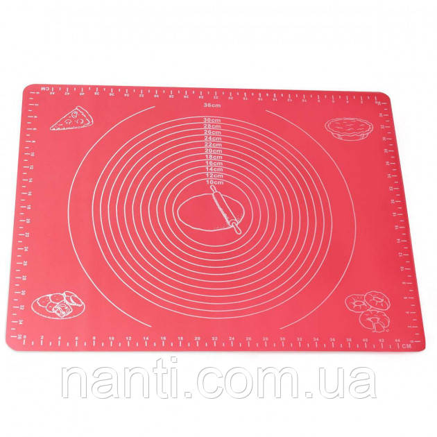 Коврик силіконовий для розкатки тесту 50x40см Kamille KM-7787