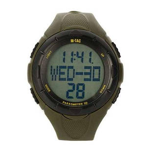 M-Tac годинник тактичний із крокоміром оливи