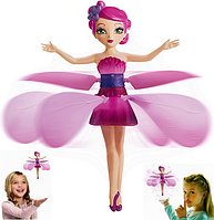 Летюча лялька чарівна фея летить над рукою Flying Fairy рожева