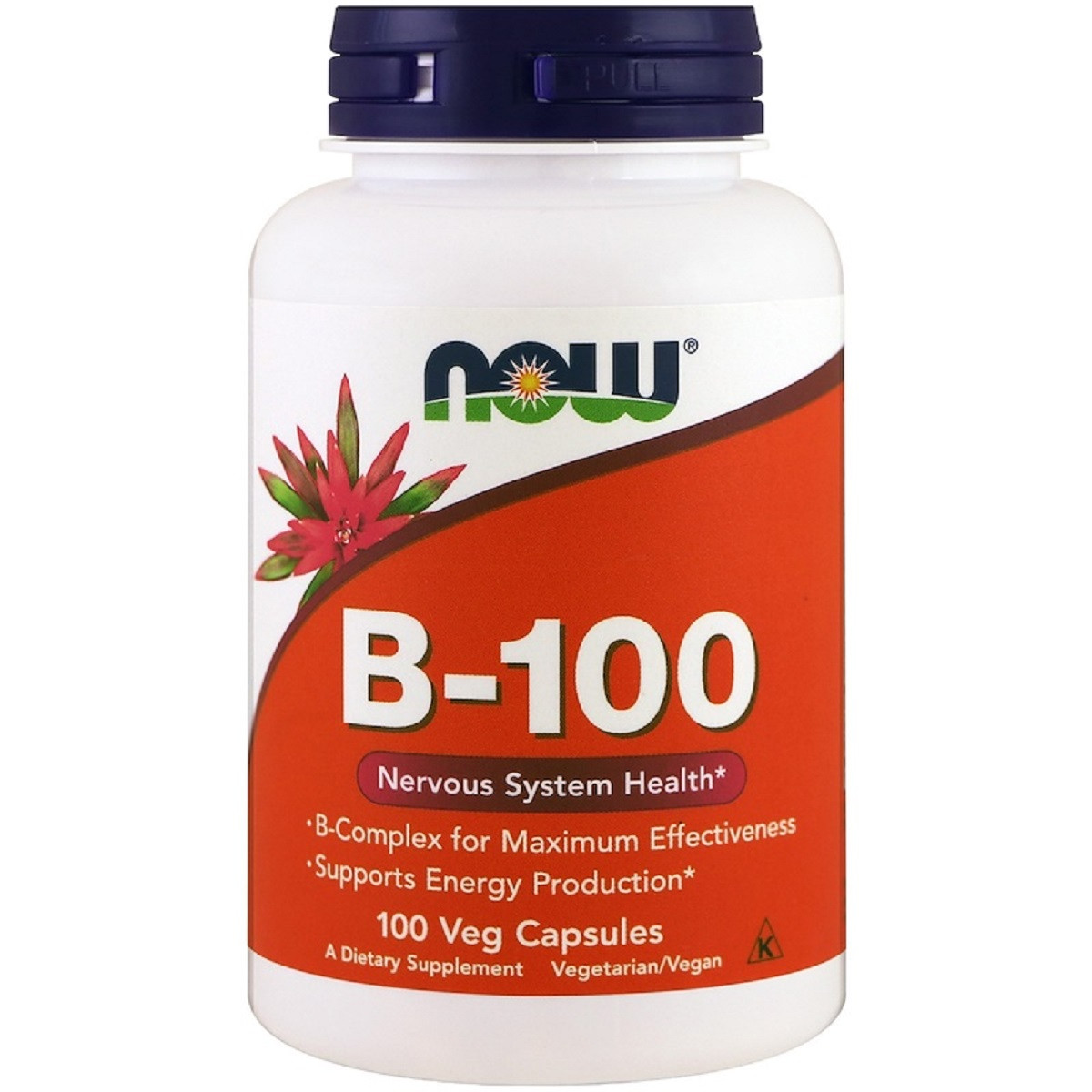 Комплекс B-100, Now Foods, 100 Капсул Вегетаріанських