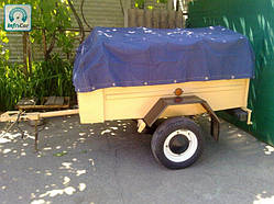 Тент на причіп Степок ЗАЗ-8101 1.61 х 1.17 рюкзачна тканина Oxford