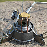 Пальник газовий туристичний BRS-11 виносний зі шлангом п'єзопідпалом і підігрівом газу, фото 5