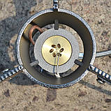 Пальник газовий туристичний BRS-11 виносний зі шлангом п'єзопідпалом і підігрівом газу, фото 4