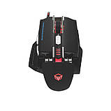 Миша дротова ігрова MEETION Backlit Gaming Mouse RGB MT-M975, чорна, фото 4