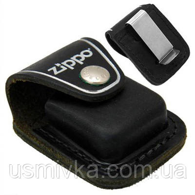 Чохол Zippo з кліпсою чорний