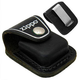 Чохол Zippo з кліпсою чорний