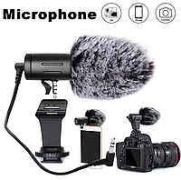 Зовнішній мікрофон для телефонів, фото та відеокамер FG78312. Зовнішній мікрофон для телефона, смартфона, камери