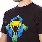 Футболка чоловіча Venum Scout SNAKE SHIELD CO-5901 розмір M (46-48) Black-Yellow-Blue, фото 3