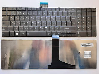 Клавіатура для ноутбуків Toshiba Satellite C50D, C55D чорна матова RU/US