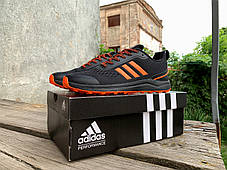 Чоловічі кросівки Adidas Black чорні, фото 3