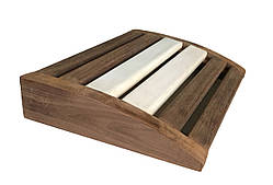 Підголівник для лазні та сауни з термовставкою