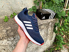 Чоловічі кросівки Adidas Blue сині, фото 4