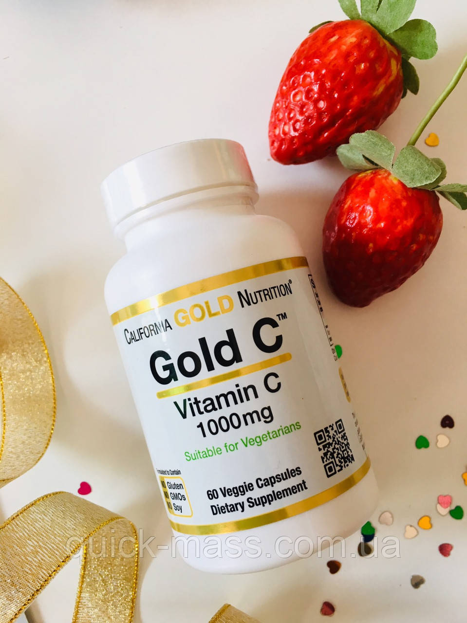 Вітамін C Vitamin C California Gold Nutrition 60caps