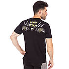 Футболка чоловіча Venum Scout Oktagon CO-5897 розмір S (42-44) Black-White-Yellow, фото 4