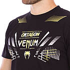 Футболка чоловіча Venum Scout Oktagon CO-5897 розмір S (42-44) Black-White-Yellow, фото 3