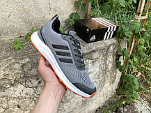 Чоловічі кросівки Adidas Grey сірі, фото 5