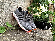 Чоловічі кросівки Adidas Grey сірі, фото 4