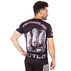 Футболка чоловіча MUAY THAI SPORT SL21SUB розмір L (50-52) Black-White-Red, фото 4