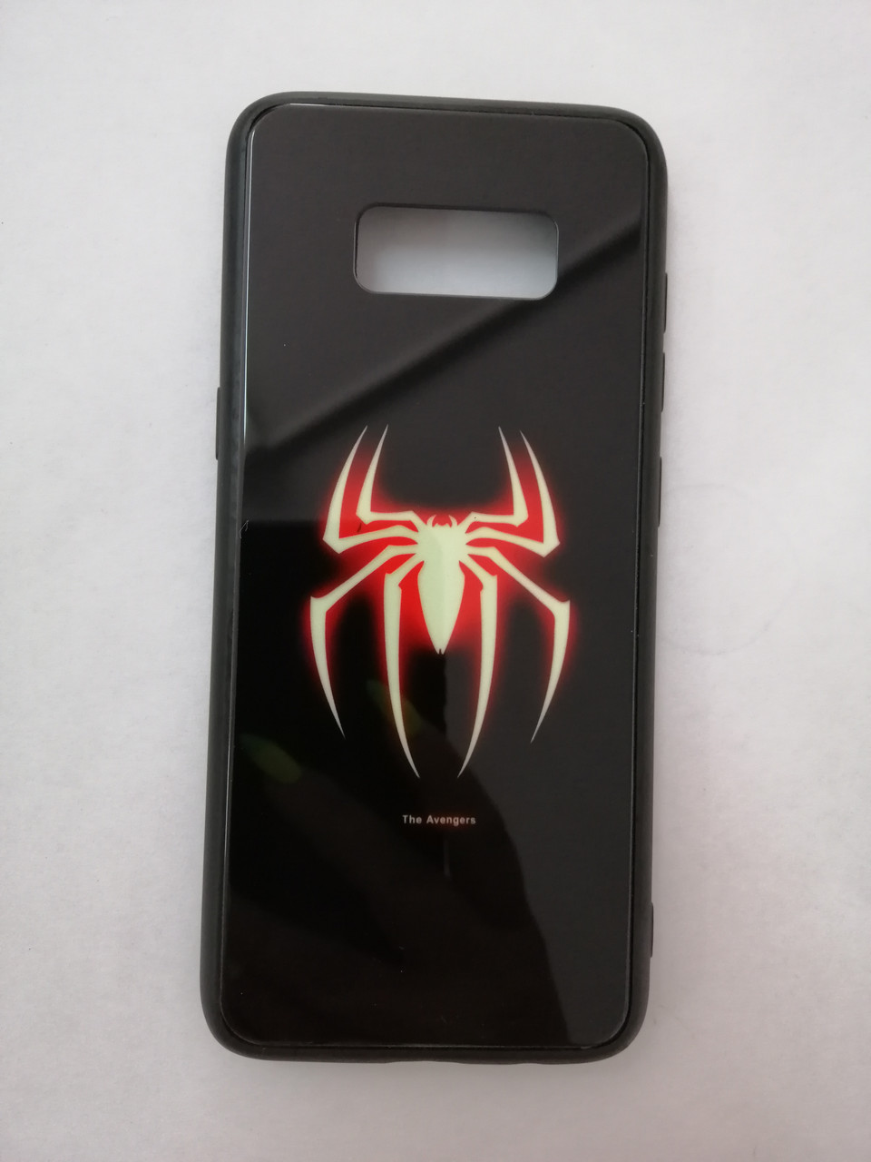Чехол Samsung S8 LUMINOUS GLASS Spiderman
