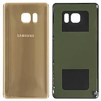 Задняя крышка Samsung N930 Galaxy Note 7 золотистая Gold Platinum оригинал