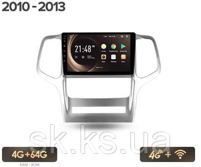 Junsun 4G Android магнітола для Jeep Grand Cherokee WK2 2010-2013 4ГБ ОЗУ + 64 + 4G, фото 1