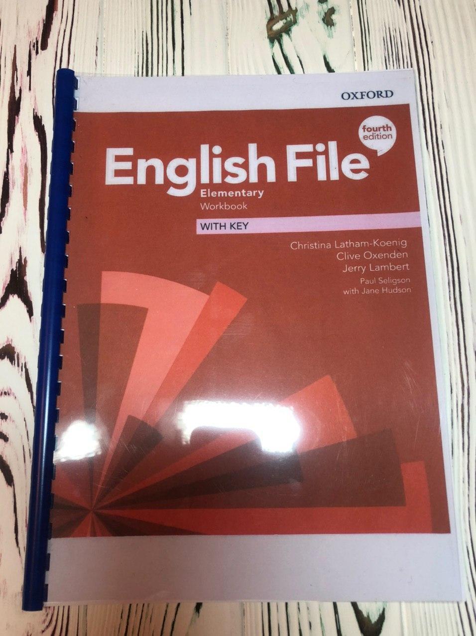 English file 4th fourth edition elementary workbook 140