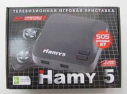 Hamy 5 ігрова приставка+505 ігор 8-16 біт (чорна)