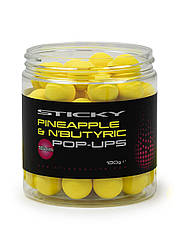 Поп ап бойлы Sticky baits PINEAPPLE & N’BUTYRIC POP - UPS 12mm