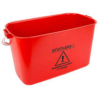 SYR SPOTLESS 9L Oblong Bucket Red ведро пластиковое прямоугольное, цвет красный