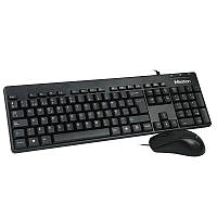 Комплект дротова клавіатура і миша Combo MEETION 2in1 Keyboard/Mouse USB Corded MT-AT100, чорний