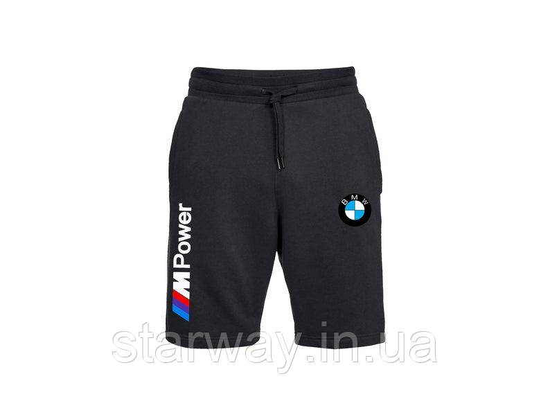 Трикотажні шорти bmw m power | логотип принт
