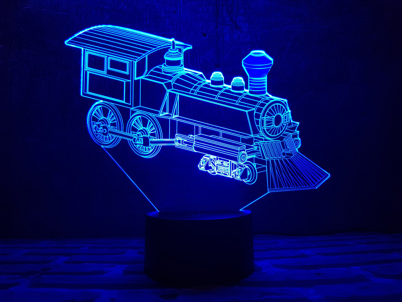 Змінна пластина для 3D ламп "Паровозик" 3DTOYSLAMP