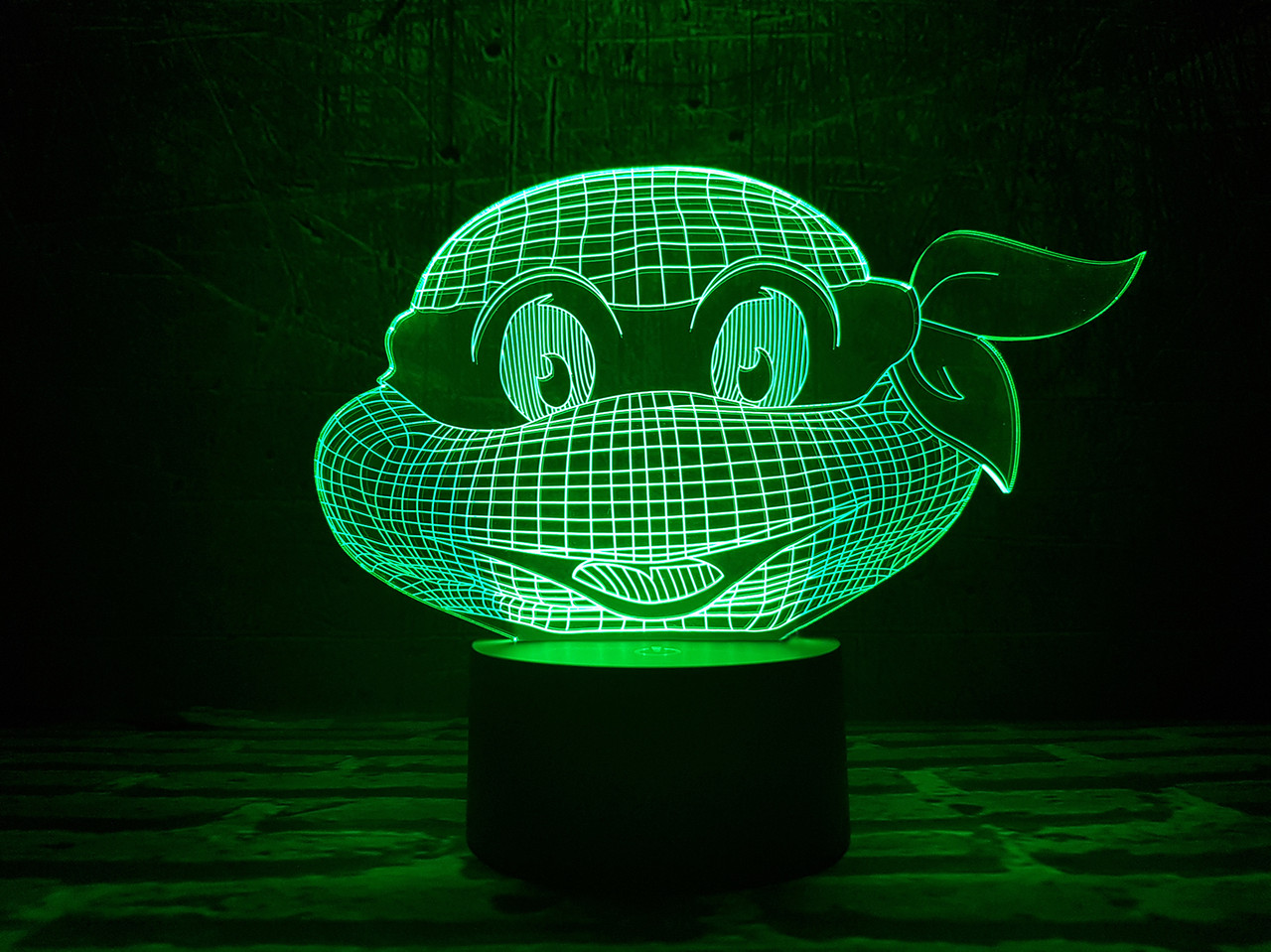Змінна пластина для 3D каганця "Черепашка ніндзя 1" 3DTOYSLAMP