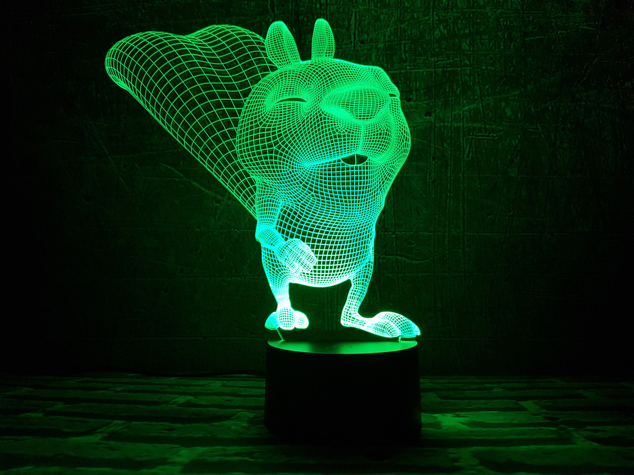 Змінна пластина для 3D ламп "Білченя" 3DTOYSLAMP