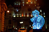 Змінна пластина для 3D ламп "Черепашка з окулярами" 3DTOYSLAMP, фото 4