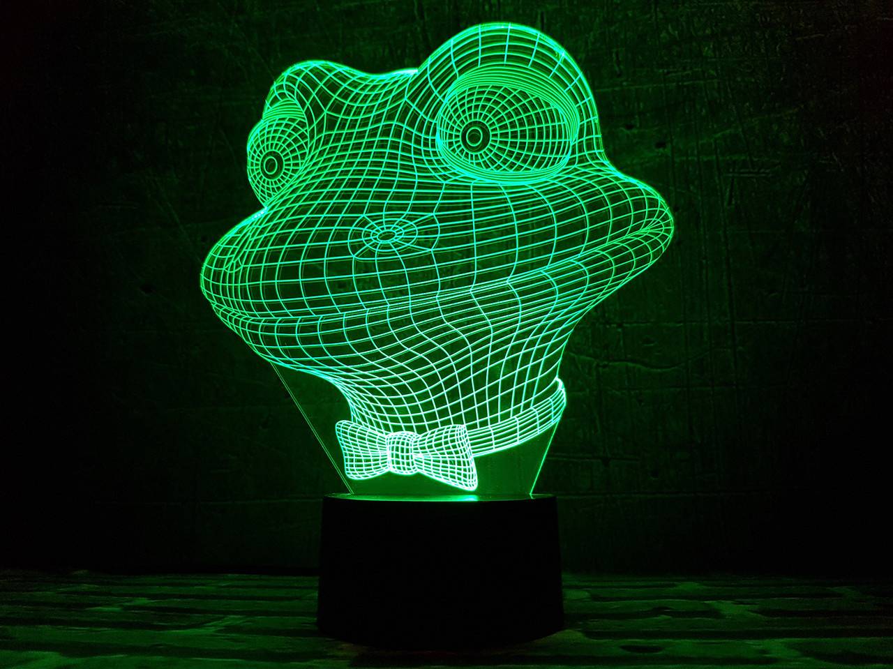 Змінна пластина для 3D світильників "Жабеня" 3DTOYSLAMP, фото 1