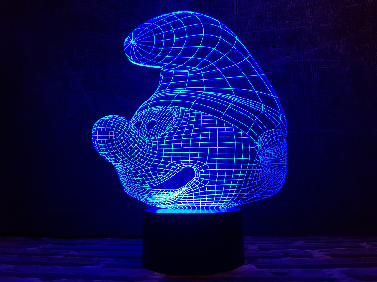 Змінна пластина для 3D світильників "Смурфик" 3DTOYSLAMP, фото 1