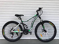 Спортивный велосипед Горный двухподвес TopRider-910 26 дюймов. Рама 16. Шимано Дисковые тормоза.
