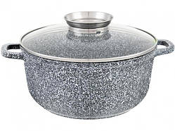Кастрюля зі скляною кришкою Edenberg 4,4 л з набору