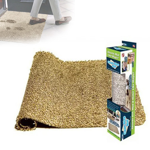 Супервпитывающий придверный коврик Clean Step Mat для прихожей / под дверь / для ног
