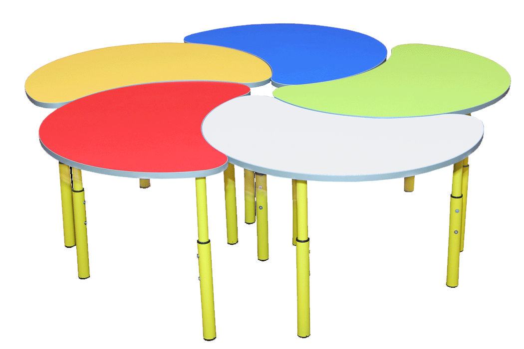 Стіл дитячий "Квітка", регулюється на ростові групи № 1-3, фото 1