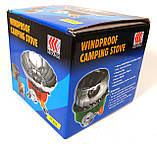 Вітрозахисна портативна газова пічка Kovar ZT-203, фото 7