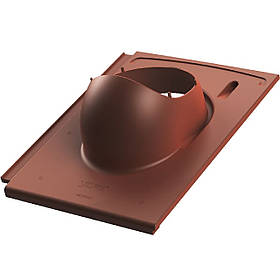 EVO, пройдений елемент вентиляції через черепицю Monier, Braas Teviva, Braas Tegalit, Ormax Червоний RR29 RAL3009