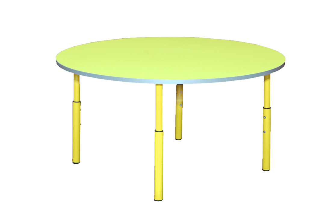 Стіл дитячий круглий, регулюється на ростові групи № 1-3, фото 1