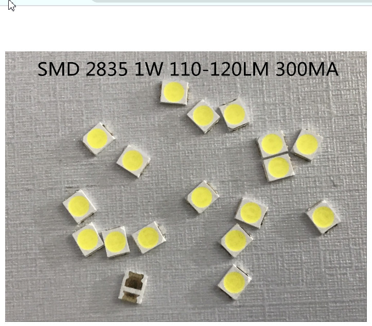 Теплий білий (3000-3200К) світлодіод SMD 2835 1Вт 3В 300 мА