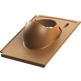 EVO, пройдений елемент вентиляції через черепицю Monier, Braas Teviva, Braas Tegalit, Ormax Цегляний RR750 RAL8004