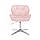 Перукарське крісло на пневматиці Hrove Form HR111С рожевий велюр основа хром, фото 4