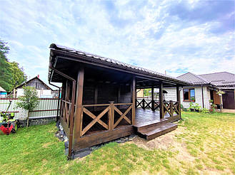 Деревянная беседка из бруса от производителя  9