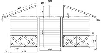 Деревянная беседка из бруса от производителя  16