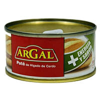 Паштет из свиной печени Argal Pate de Higadode Cerdo без глютена крупного помола 83 г Испания (опт 3 шт)
